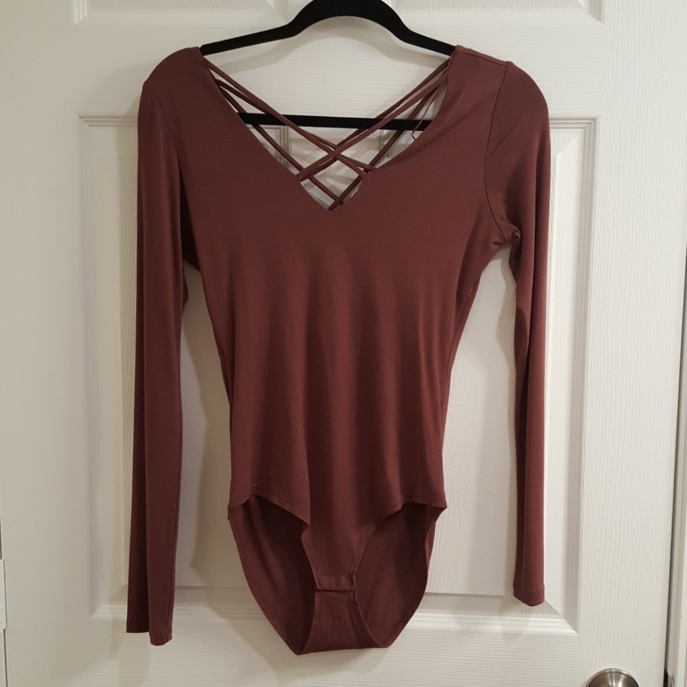 Deep purple bodysuit